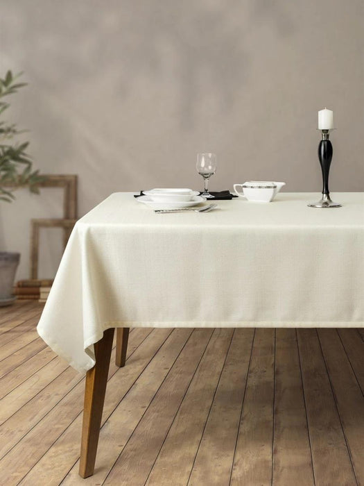 COVER TEXTURE LINEN CREAM 140X100CM