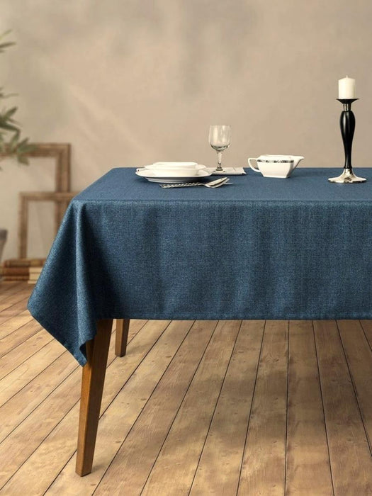 BLANKET TEXTURED LINEN INDIGO 140X170CM