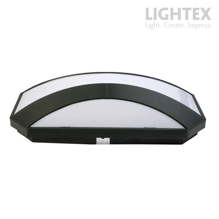 LED WALL LAMP GOBI 20W IP54 BLACK LIGHTEX