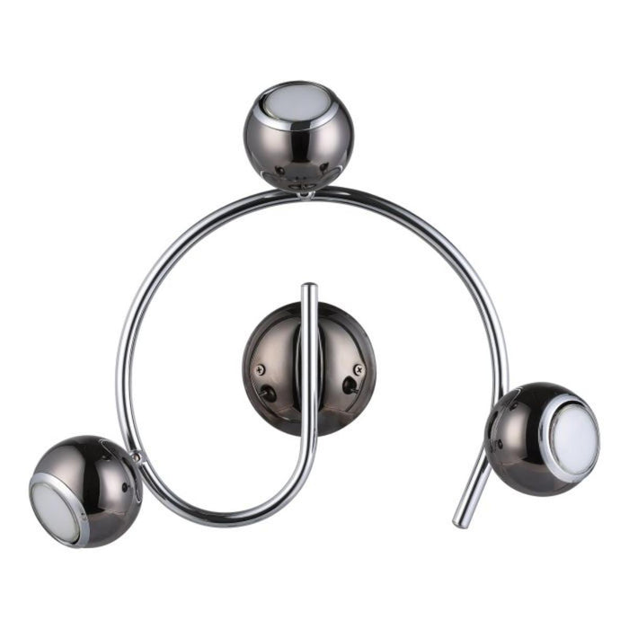 SPOT G-FORM 3XGU10 3W BLACK/XROM EGLO BIMEDA