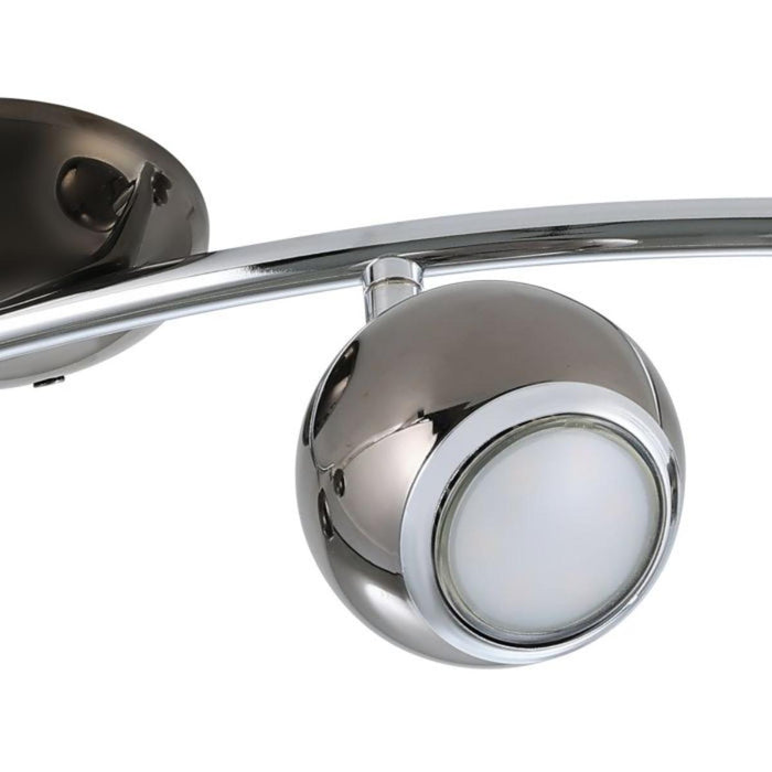 SPOT LED 4XGU10 3W BLACK/XROM EGLO BIMEDA
