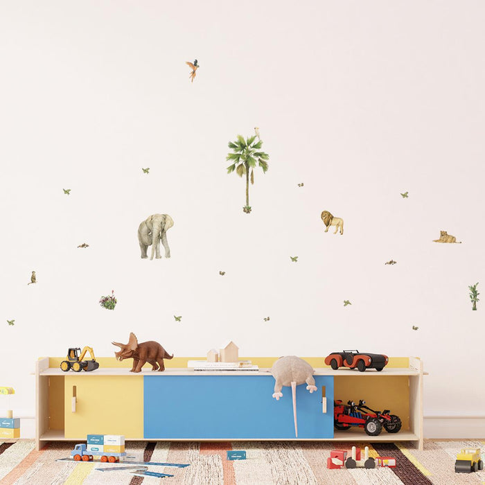 CHILDREN'S STICKER 42.5X65 CM JUNGLE ELEPHANT