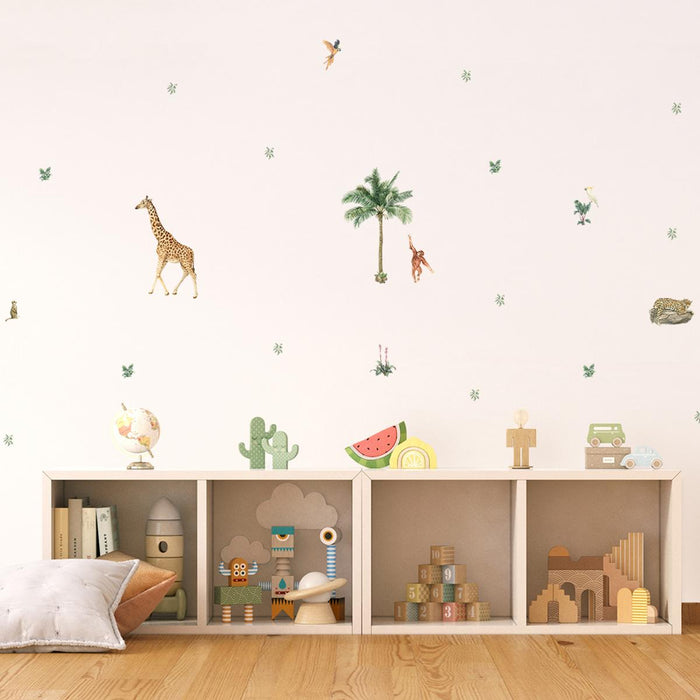 CHILDREN'S STICKER 42.5X65 CM JUNGLE GIRAFFE