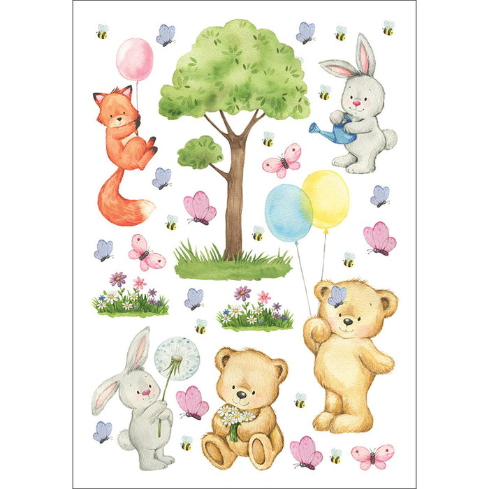CHILDREN'S STICKER 42.5X65 CM BEARS