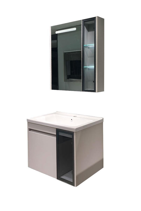 BATHROOM FURNITURE SET GRIGIO 60 CM GREY