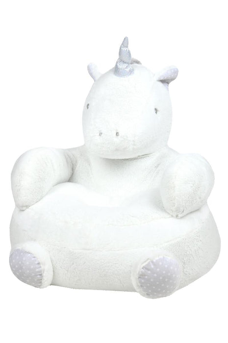CHILDREN'S POUF 45/45/45CM UNICORN WHITE