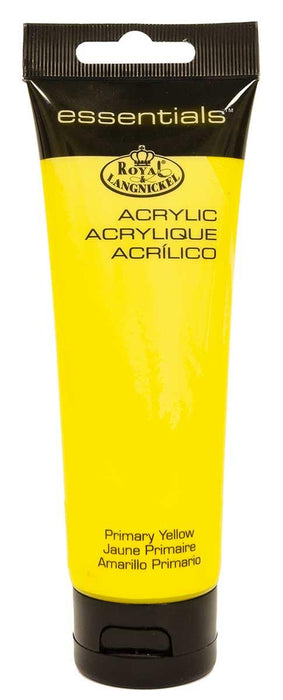 ACRYLIC PAINT 120ML ESSENTIALS YELLOW