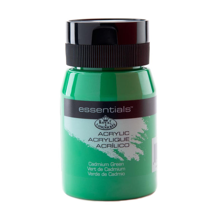 ACRYLIC PAINT 500ML ESSENTIAL CADMIUM GREEN