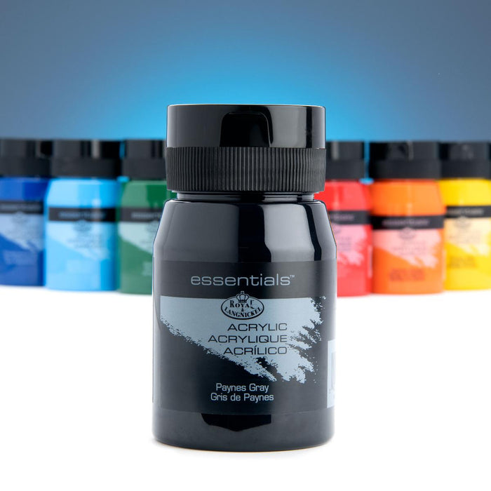 ACRYLIC PAINT 500ML ESSENTIAL GREY