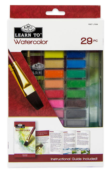 LEARN KIT - WATERCOLORS 29PIECES
