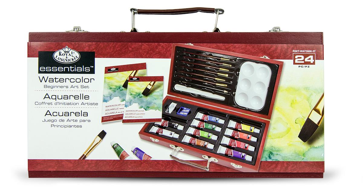 BEGINNERS' WATERCOLOR KIT 24 PIECES