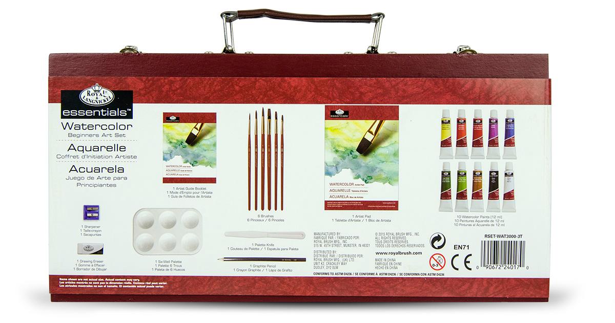 BEGINNERS' WATERCOLOR KIT 24 PIECES