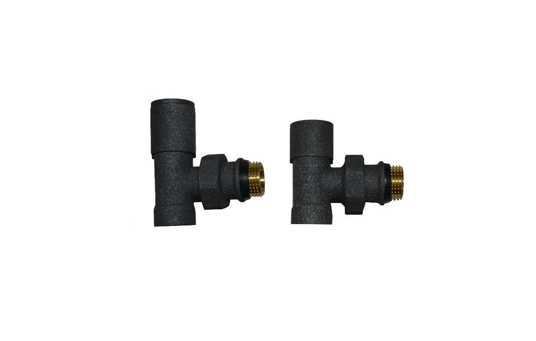 RADIATOR SET LUX DUO BLACK CORNER 1/2