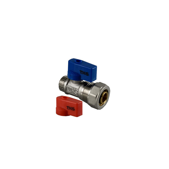 TAP F20X1/2''M RED AND BLUE HANDLE