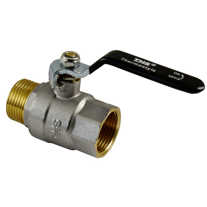 BALL VALVE 1/2'' M FULL BORE PN40