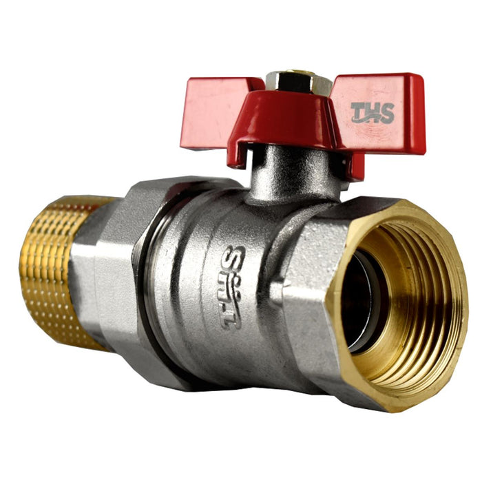 BALL VALVE 1'' WITH CONNECTOR