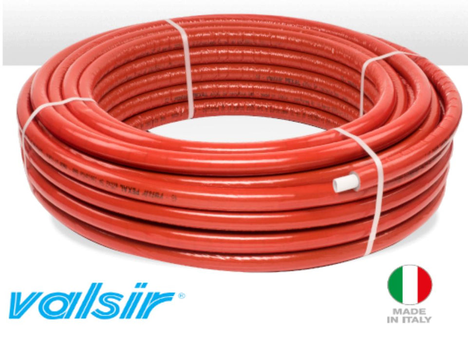 PIPE F16X2 WITH INSERT AND RED INSULATION
