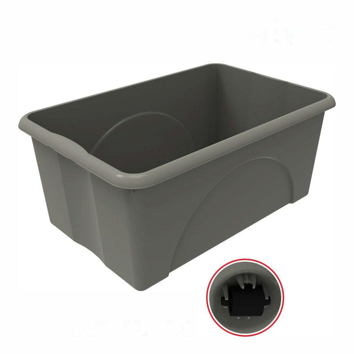 DUNE 45L WHEEL BOX GREY