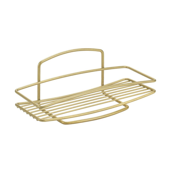 RECTANGULAR SHELF 1 LEVEL ONDA BRASS