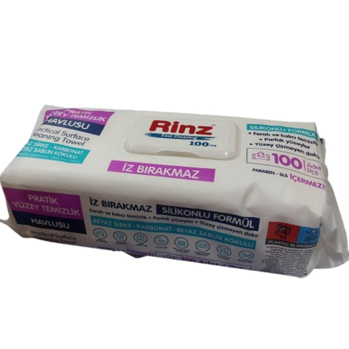 RINZ WET TOWELS UNIVERSAL 100PCS