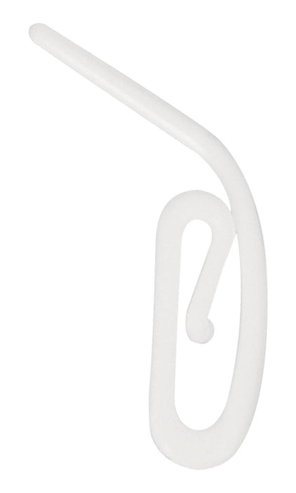 SNAIL TYPE CURTAIN HOOKS 20PCS WHITE