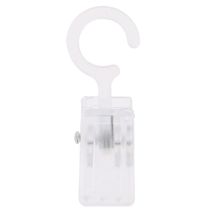 CURTAIN CLIPS 10PCS ROUND CRYSTAL