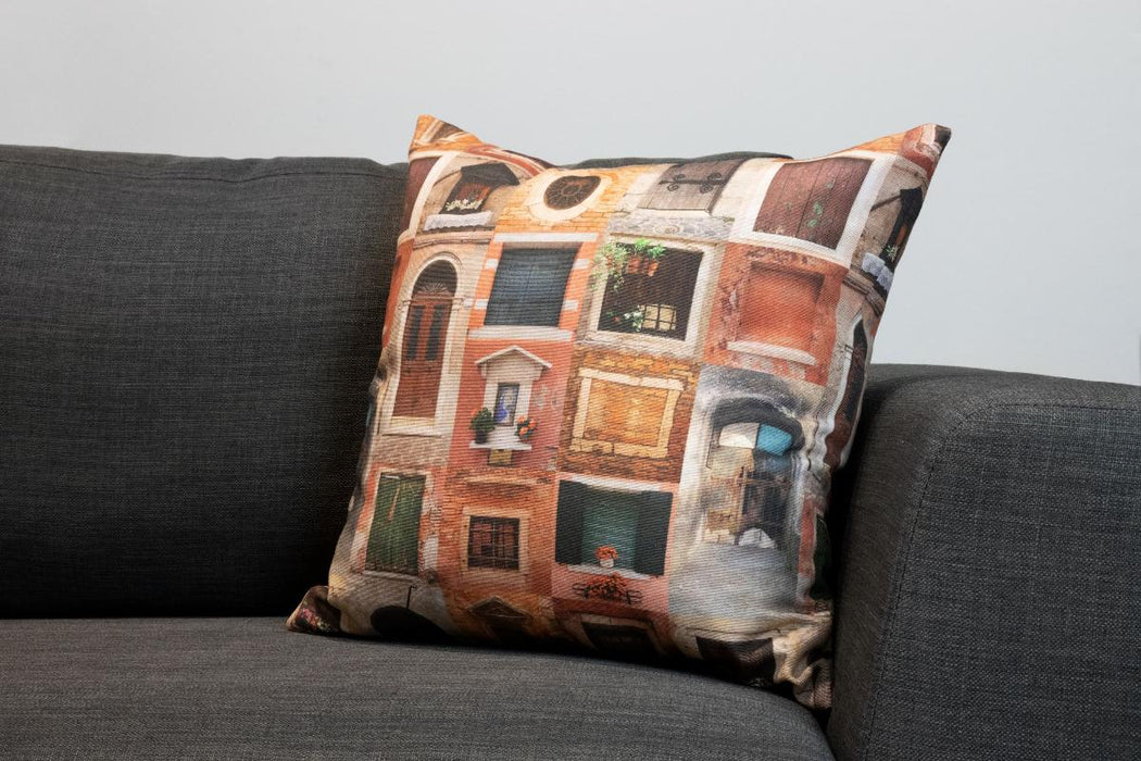 DECORATIVE PILLOW COVER 45/45CM HOUSES