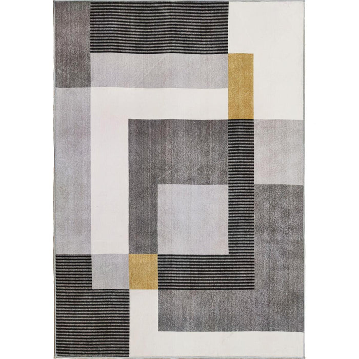 CARPET HIMALAYA GEOMETRY GREY 120X170 CM
