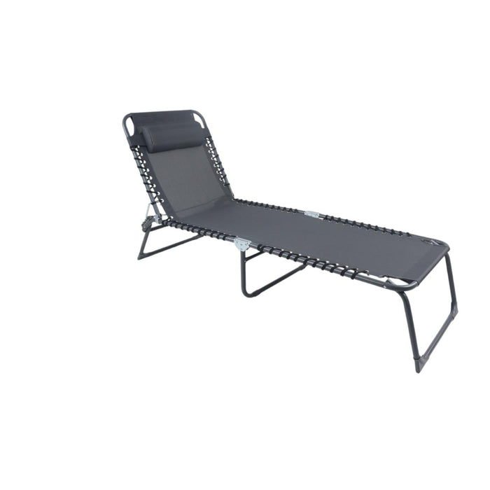 CHAIR CAMPING 189X60XCM T.GRAY HOME B