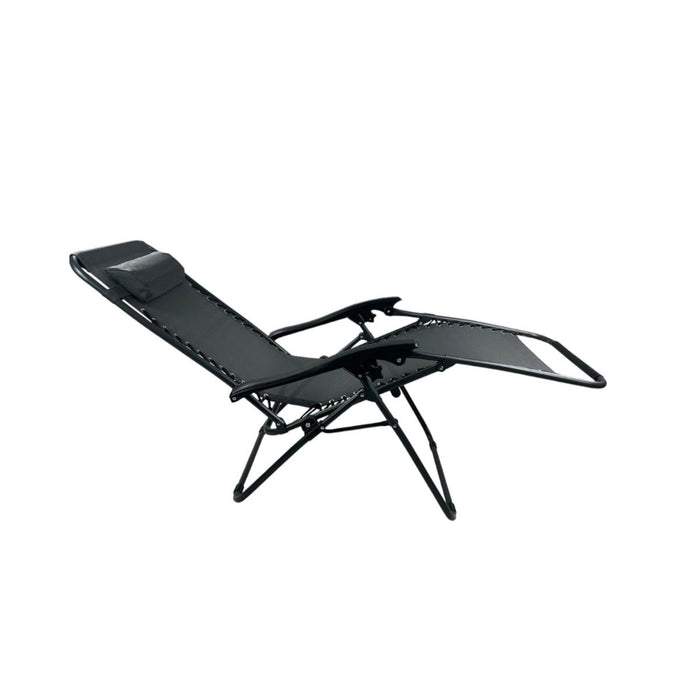 FOLDING CHAIR ZERO GRAVITY GREY HOME B