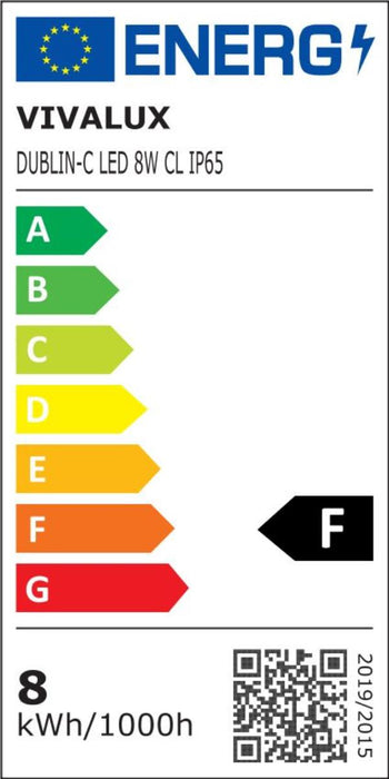 LED FACADE SQUARE DUBLIN-C 8W CL IP65