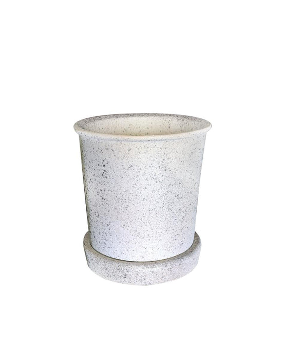 WHITE SAND FLOWER POT 1.5 L
