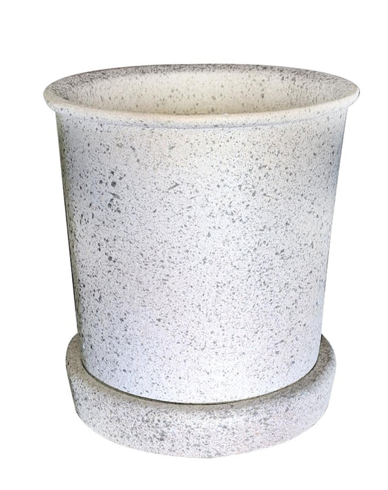 WHITE SAND FLOWER POT 4 L