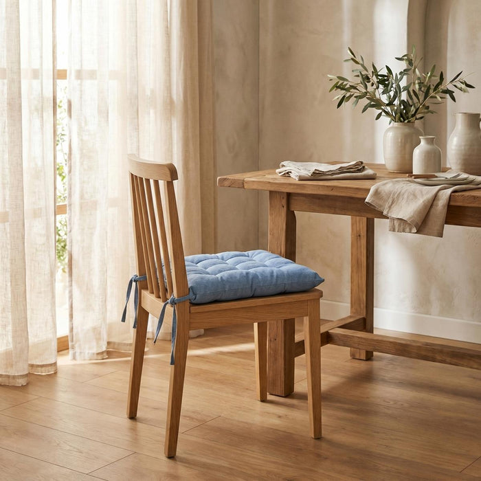 CHAIR CUSHION 40X40 BLUE