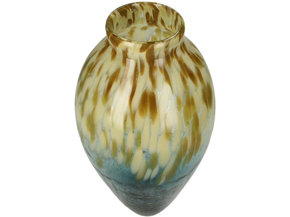 VASE BLUE 37X18X18CM