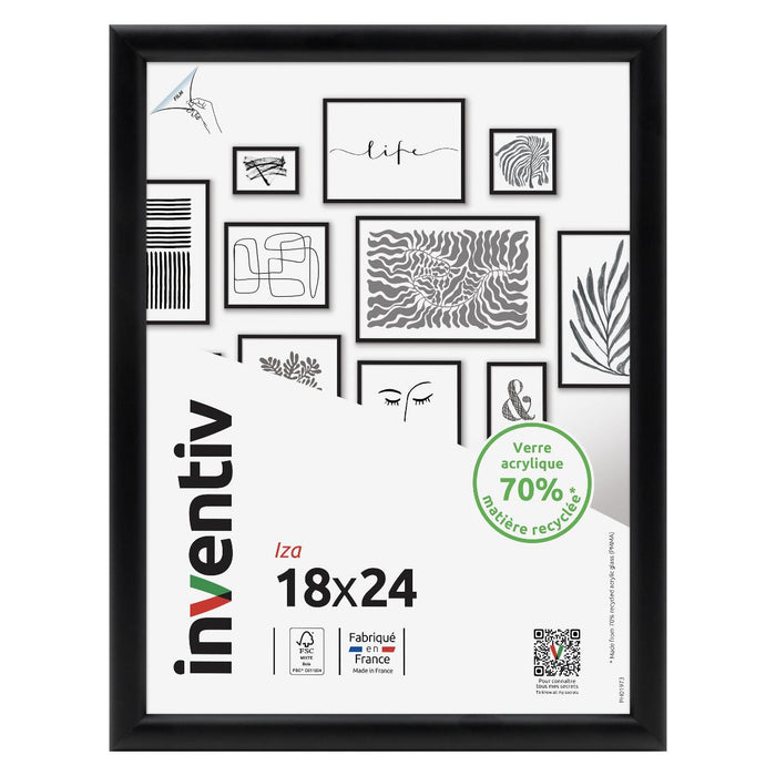 FRAME 18X24 CM IZA BLACK