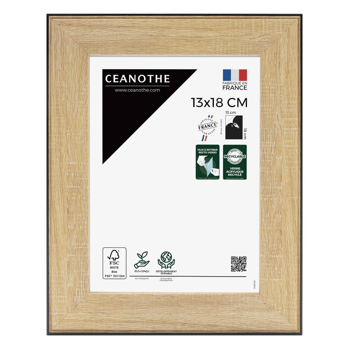 FRAME 13X18 CM NEWTON WOOD BLACK