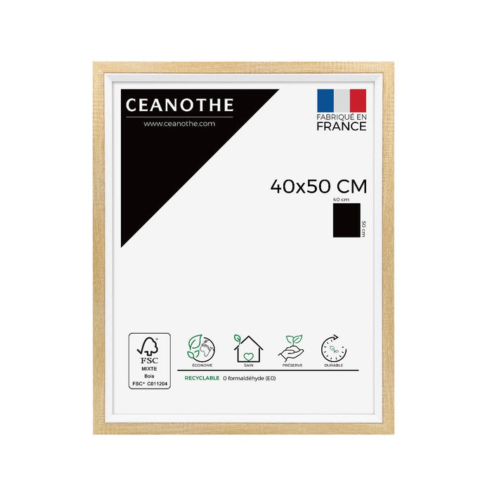 FRAME 40X50 ACTUAL NATURAL WOOD