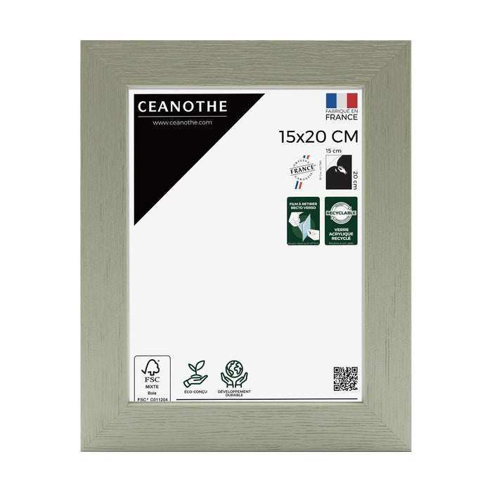 FRAME 15X20 CM KARMA LIME