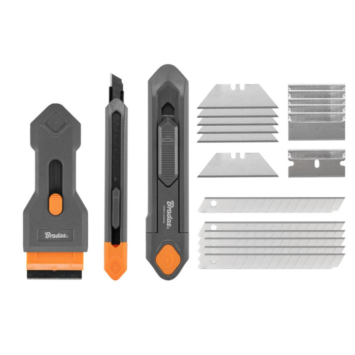 BRADAS MADE-UP KNIVES AND SCRAPER SET