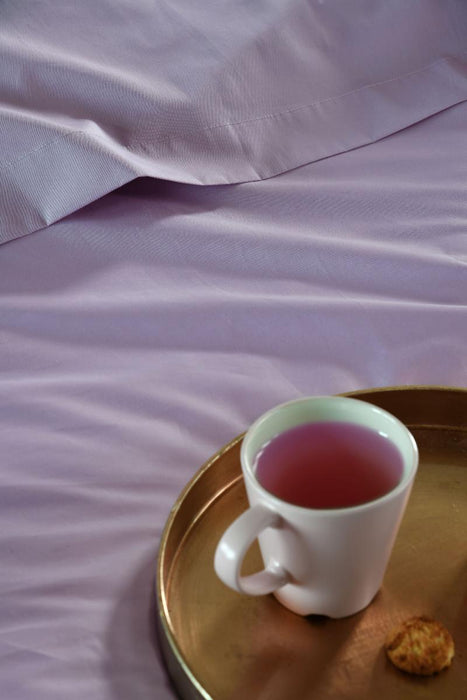 FITTED SHEET 180/200 ELYSEE LILAC