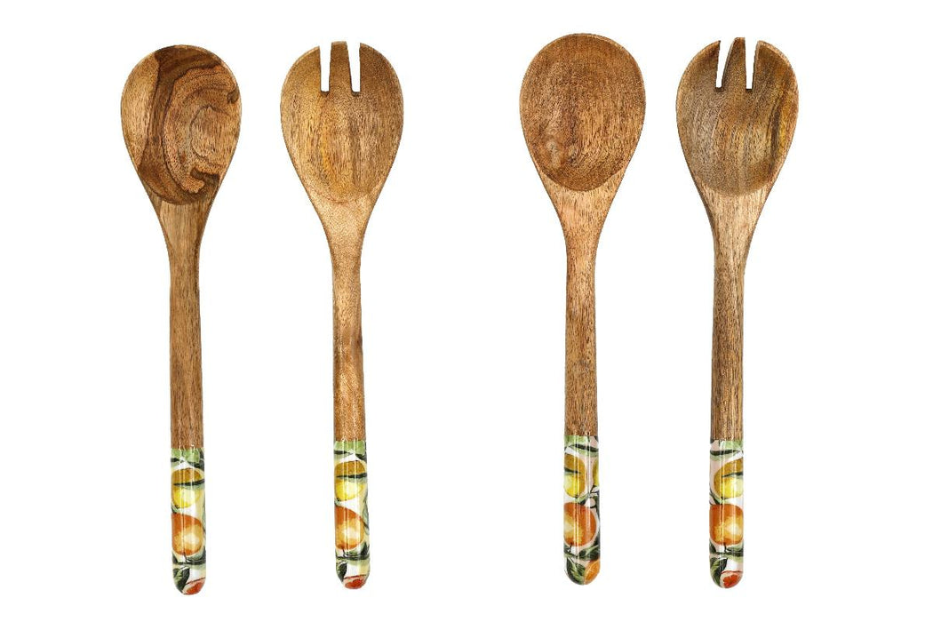 SALAD CUTLERY 2 PCS CITRUS
