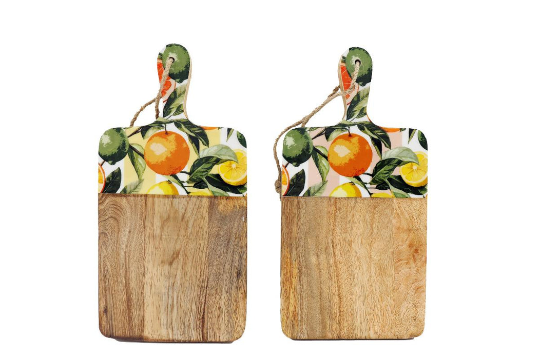 SERVING BOARD 30 CM CITRUS