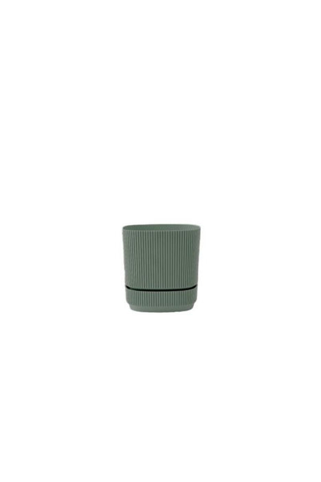 FLOWER POT PERA PVC 11 CM GREEN