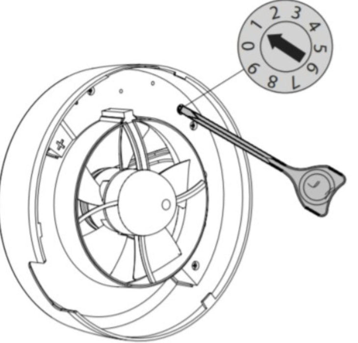 FAN O2 Ф100/125MM WHITE BLAUBERG