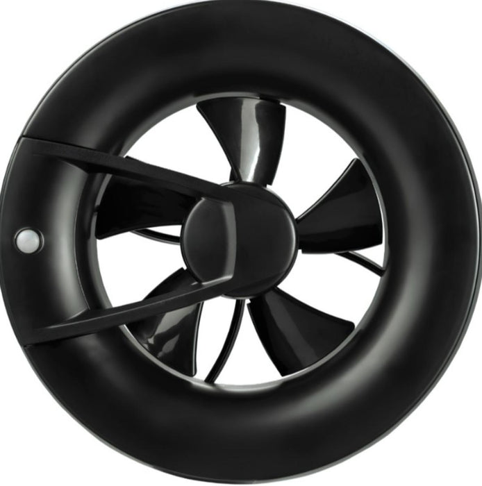 FAN O2 SUPREME Φ100/125MM BLACK
