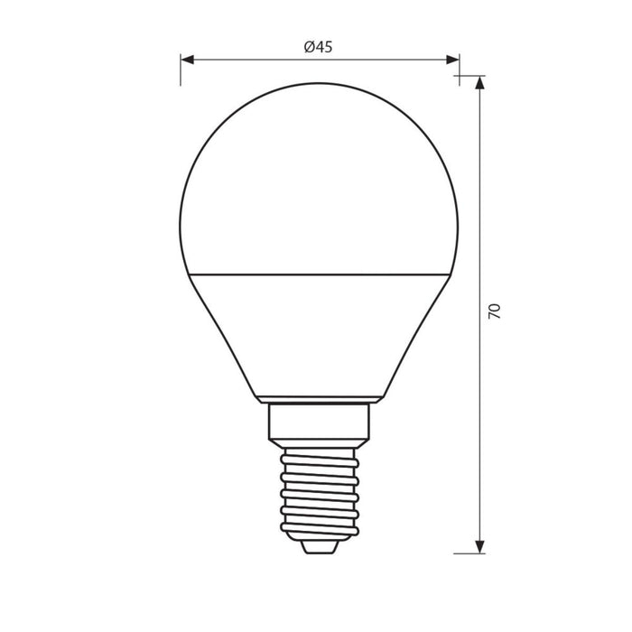 LED LAMP CERAMIC CLG 3W E14 CL 4000K