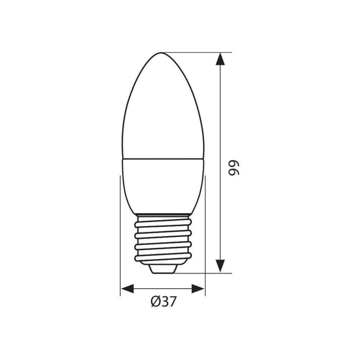 LED LAMP CAMEO CCL 5W E27 CL 4000K