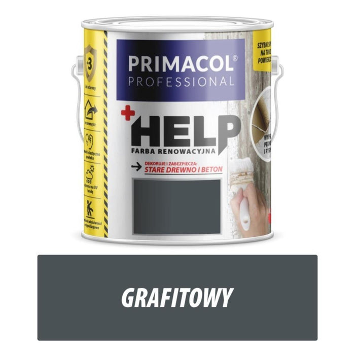 RENOVATION PAINT HELP+ GRAPHITE 2.5L