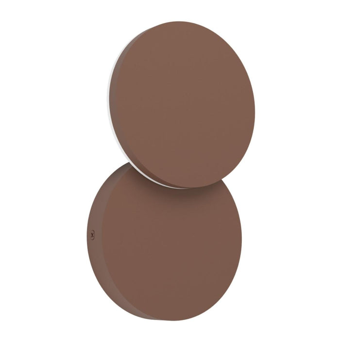 LED WALL LIGHT PEDERSANO 8W ROUND BROWN